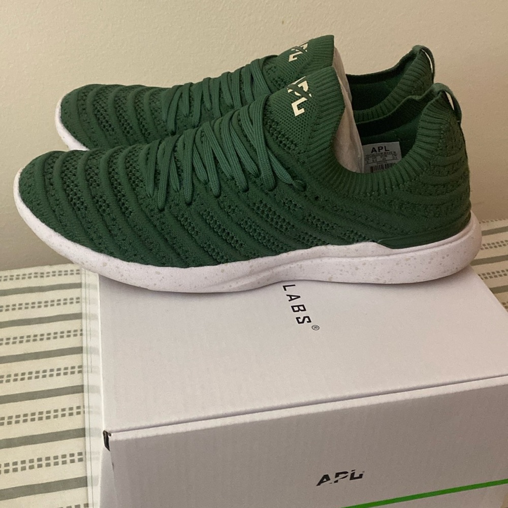 Mint condition APL dark green sneakers